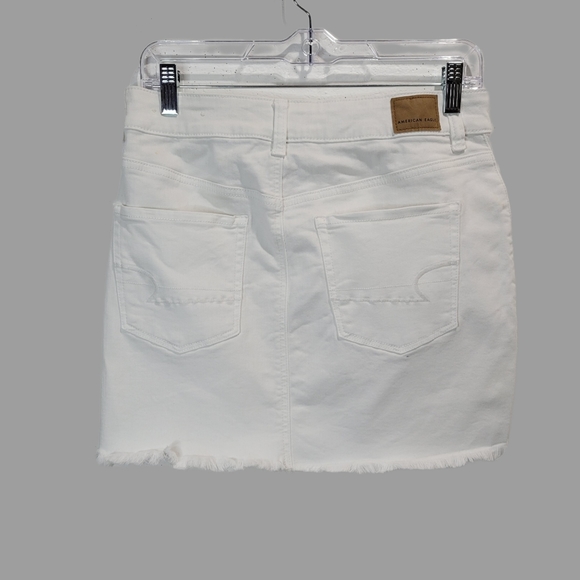 TWO American Eagle denim, high-rise mini skirts, Size 8, great condition both. - Picture 5 of 9